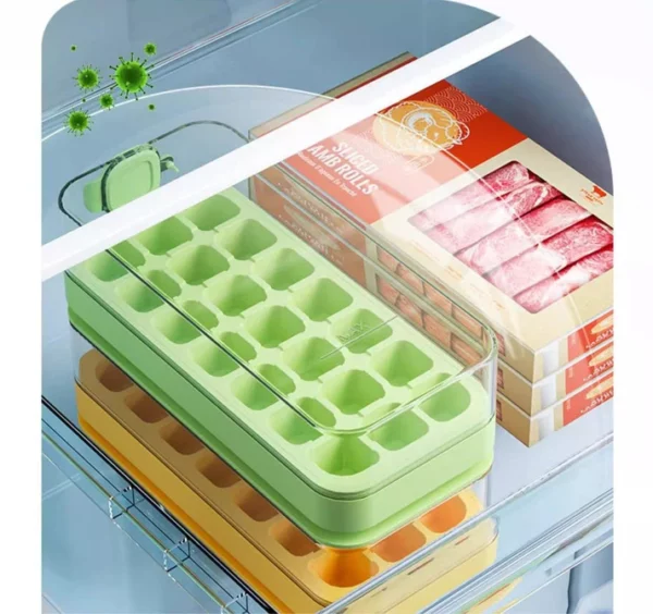 Silicone Ice Cube Trays for Ice Storage and Making