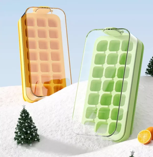 Silicone Ice Cube Trays for Ice Storage and Making