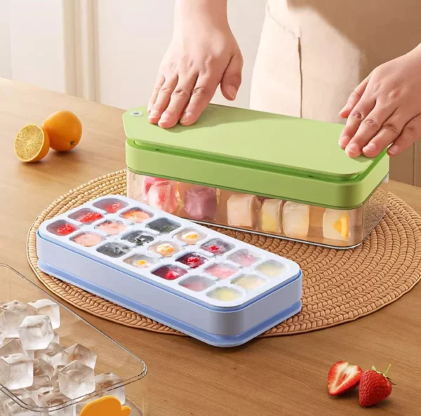 Silicone Ice Cube Trays for Ice Storage and Making