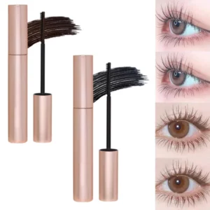 Lengthening and curling long-lasting mascara