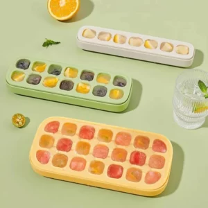 Silicone Ice Cube Trays for Ice Storage and Making