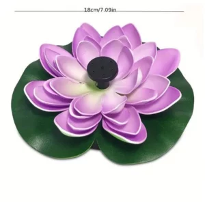 Lotus Shaped Solar Fountain Pond Decorative