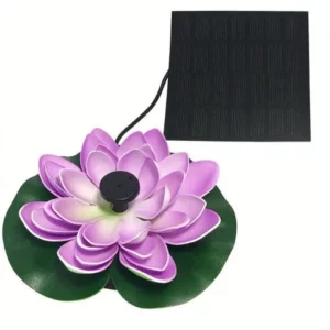 Lotus Shaped Solar Fountain Pond Decorative