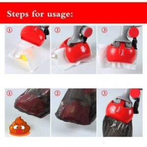 2 In 1 Portable Pet Toilet Picker, Portable Dog Poop Scooper With Poop Bag Holder