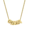 Personalized Bubble Name Necklace