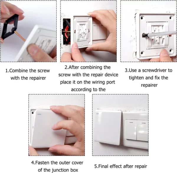 NEW EXTENSION - 10 repair tools for 86 mm junction boxes