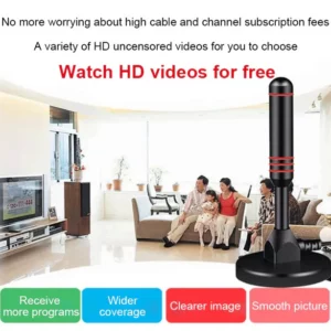 HD digital TV signal receiver for indoor use