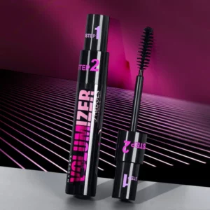 2 in 1 Double Effect Long Thick Curl Eyelash Mascara