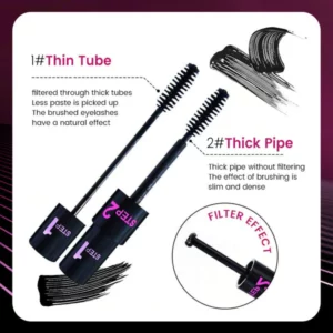 2 in 1 Double Effect Long Thick Curl Eyelash Mascara