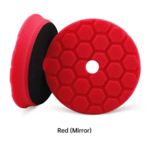 6-inch Washable Sponge Polishing Pad with Honeycomb Grooves for Car