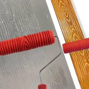 Embossing Texture Patterned Paint Roller for Wall Decoration