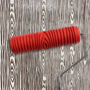 Embossing Texture Patterned Paint Roller for Wall Decoration