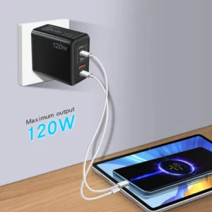 120W Fast Charger with 5 Ports