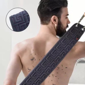 Exfoliating Back Scrubber with Handle for Men