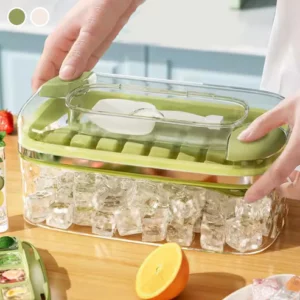 Press Type Ice Cube Mold with Storage Box