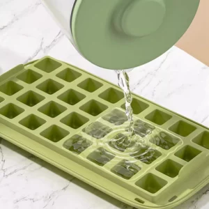 Press Type Ice Cube Mold with Storage Box