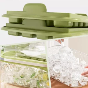 Press Type Ice Cube Mold with Storage Box