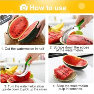 Multifunctional Stainless Steel Fruit Slicer