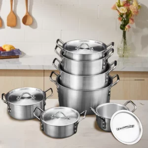 Aluminum Cookware Stockpot 7-Piece Set