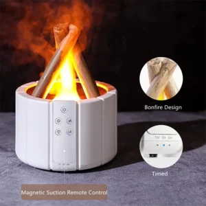 USB Silent Simulation Bonfire Aromatherapy Diffuser