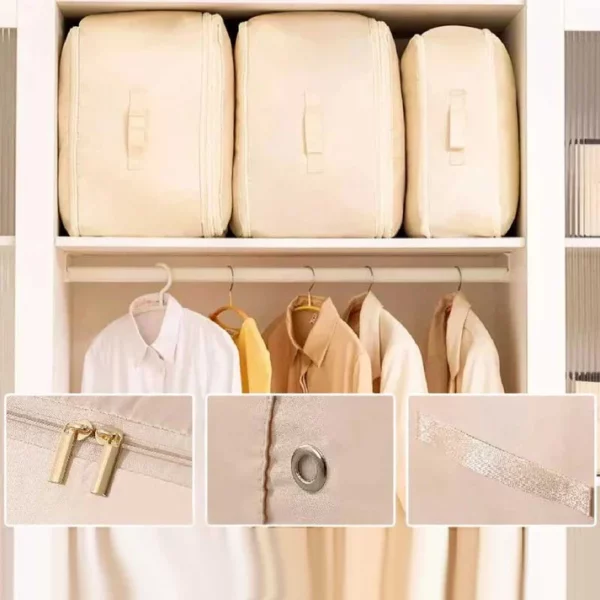 Closet Helper—Ultra Space-Saving Self-Compression Organizer