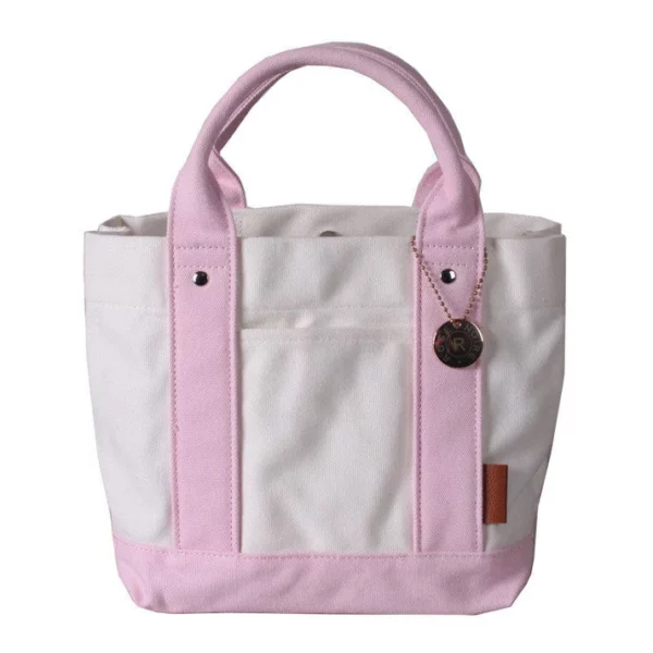 Large Capacity Multi-compartment Tote Canvas Bag