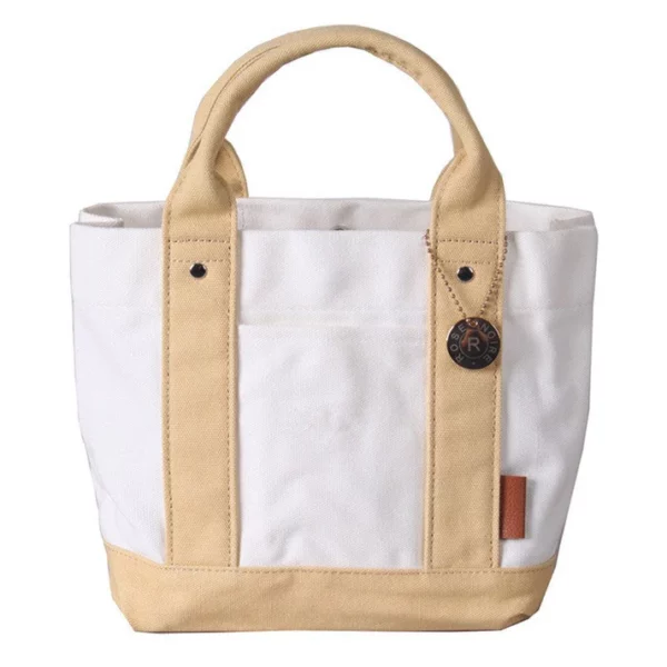 Large Capacity Multi-compartment Tote Canvas Bag