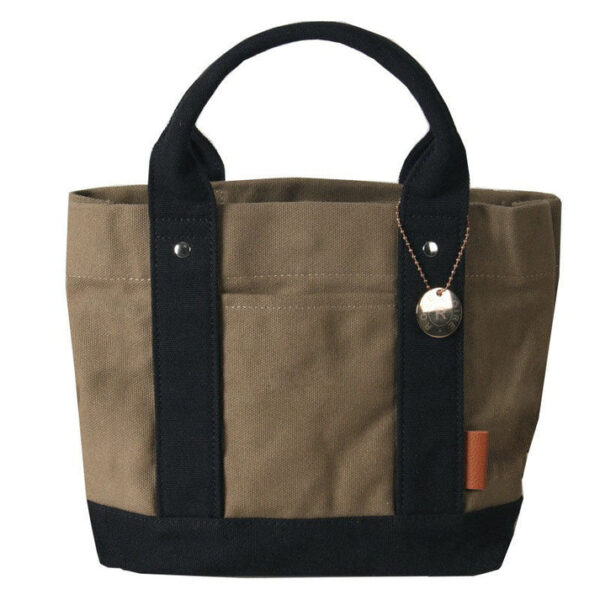 Large Capacity Multi-compartment Tote Canvas Bag