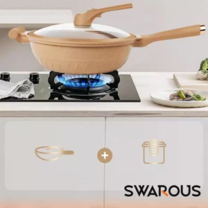 Non-Stick Wok With Steamer Basket