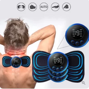 Portable Massager with 8 Modes and LCD Screen