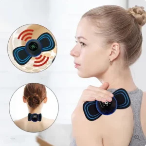 Portable Massager with 8 Modes and LCD Screen