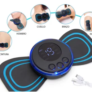 Portable Massager with 8 Modes and LCD Screen