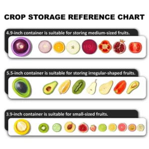 Silicone fruit storage box