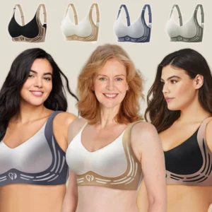 Wireless push-up bra with improved shape