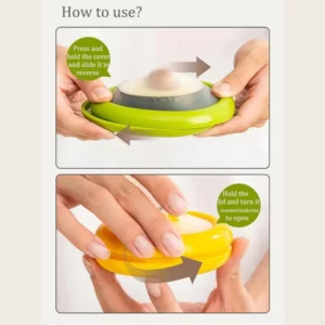 Silicone fruit storage box