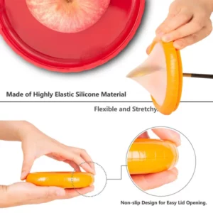 Silicone fruit storage box