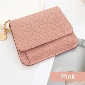 Vintage Solid Color Multi-Layer Mini Wallet