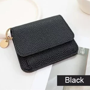 Vintage Solid Color Multi-Layer Mini Wallet