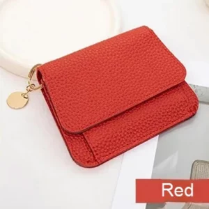 Vintage Solid Color Multi-Layer Mini Wallet