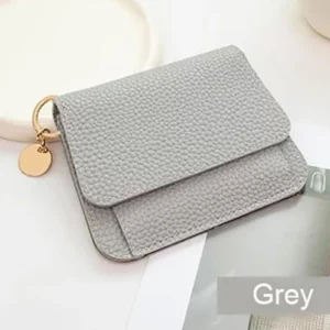 Vintage Solid Color Multi-Layer Mini Wallet