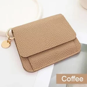 Vintage Solid Color Multi-Layer Mini Wallet