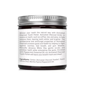 Natural Whitening Activated Charcoal Tooth Powder