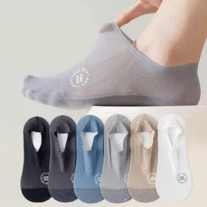 Ultra Thin Liner Socks Non Slip ComBed Cotton No Show Socks