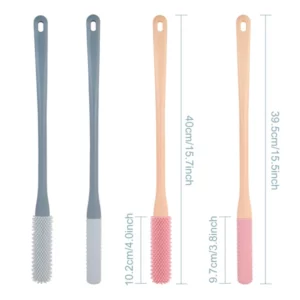 Long Handled Silicone Toe Cleaning Brush Dead Skin Remover