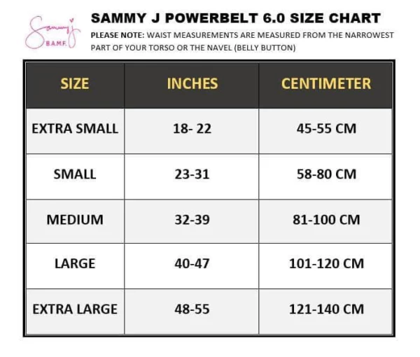 SAMMY J - POWERBELT 6.0