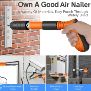 Woodworking and decoration integrated air nailer