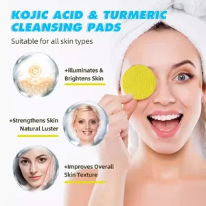 🎁Last Day 65% Off 🎁Turmeric Cleansing Exfoliating Pads Facial Cleansing Skincare