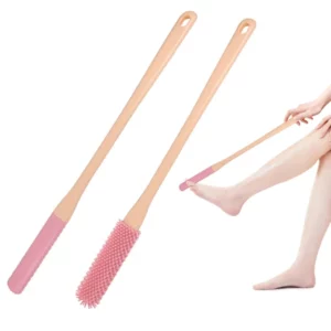 Long Handled Silicone Toe Cleaning Brush Dead Skin Remover