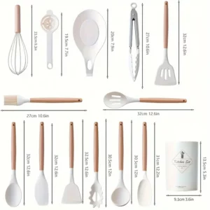 Silicone Utensil Safety Cooking Utensils - 14 Pieces Set