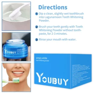 Teeth Whitening Powder | Instant Whitening and Stain Removal